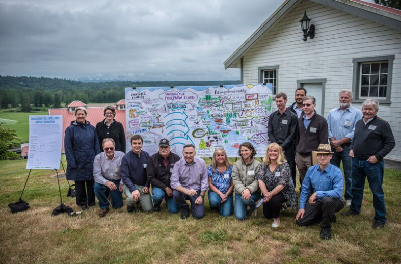Executive Constantine thanked members of the Fish, Farm and Flood Advisory Committee for delivering a comprehensive set of recommendations that will help protect salmon, support farms, and reduce flood risks.