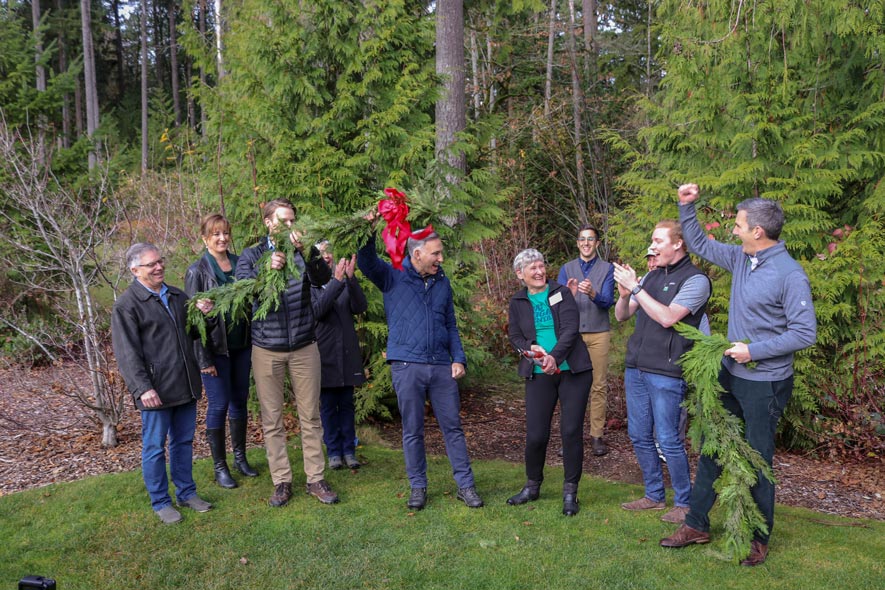 Executive Constantine joins partners to celebrate the permanent protection of Issaquah forestland that will serve as a new gateway to King County’s Cougar Mountain Regional Wildland Park.
