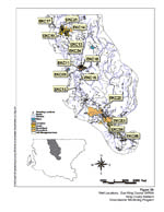 Ambient Groundwater Monitoring Locations during 2001-2002