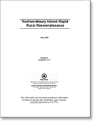 Vashon-Maury Island Rapid Rural Reconnaissance Draft Report - cover