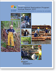2017 Small Habitat Restoration Program Annual Report cover