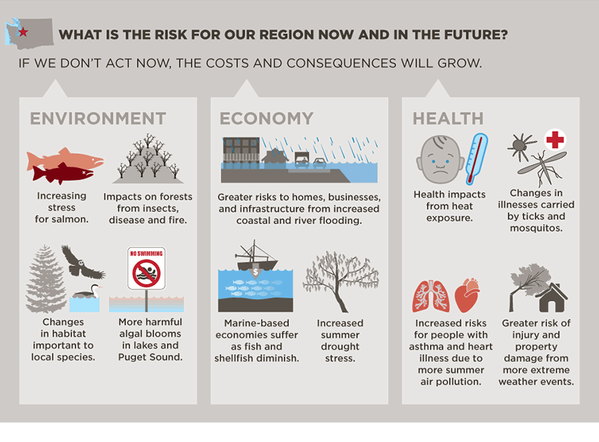 Climate Change Infographic - King County