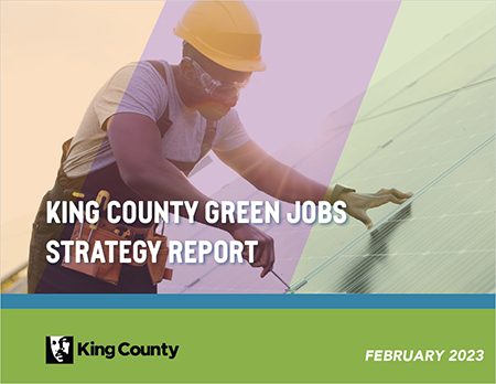 Green Jobs Strategy report cover