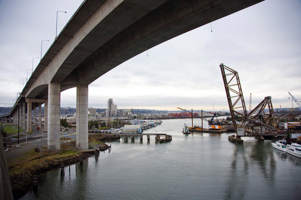 Duwamish, looking south from West Seattle Bridge