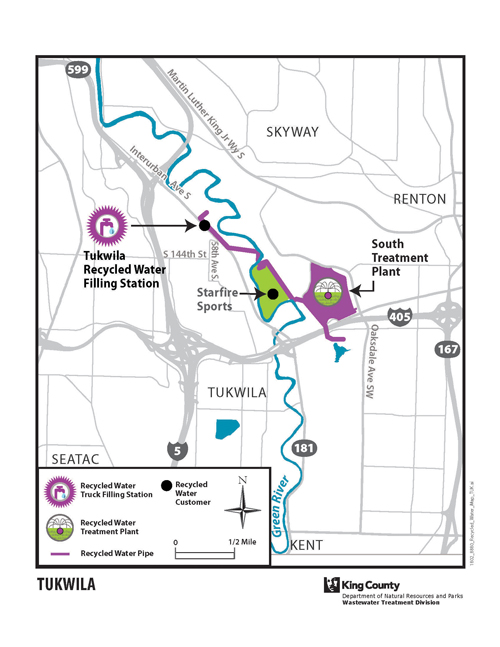 recycled water in the Tukwila area