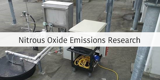 Industrial equipment with the title "Nitrous Oxide Emissions Research" as a title