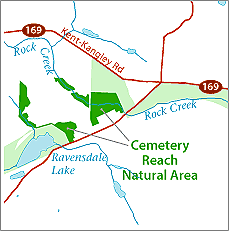 Cemetery Reach Location map