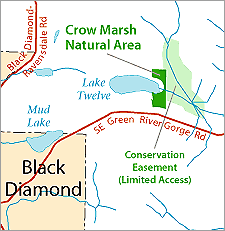 Crow Marsh Location map
