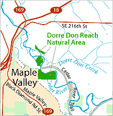 Dorre Don Reach Location map