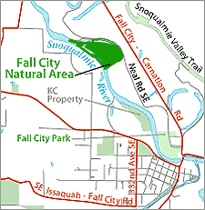 Fall City Location map