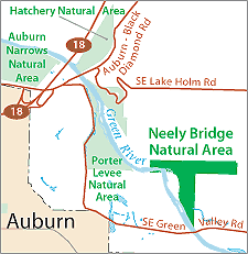 Neely Bridge Location map