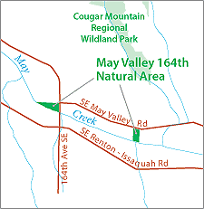 Location Map - May Valley 164th Natural Area