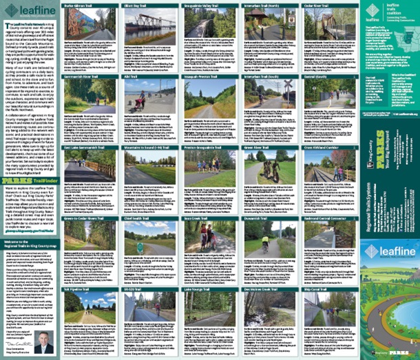 Regional Trails in King County text layout preview