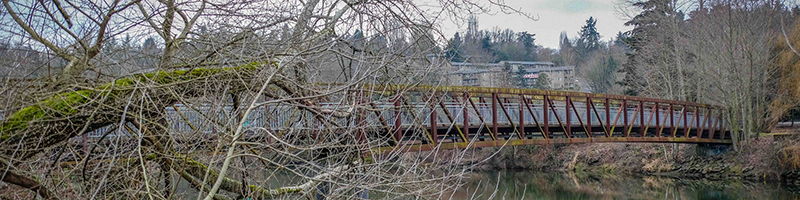 The Fort Dent Bridge across the Green River