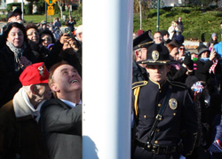 Veterans Day and Flag Dedication ceremony in Federal Way
