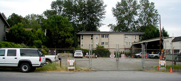 Site of former King County Parks maintenance building
