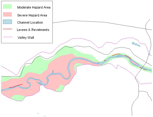 Example of channel migration zone mapping on the Middle Green River
