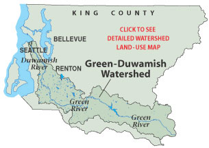 Map of Green-Duwamish Watershed