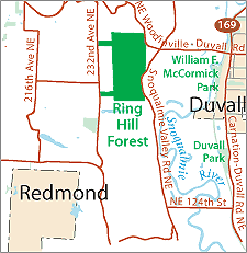 Ring Hill Forest Location map